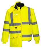 Светоотражающая дорожная куртка 7-в-1