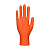 Оранжевые одноразовые перчатки Portwest повышенной плотности